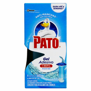 Pato Gel Adesivo C/6 Discos Marine Refil