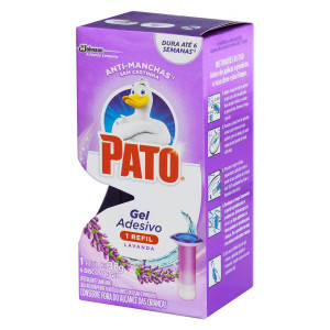 Pato Gel Adesivo C/6 Discos Lavanda Refil