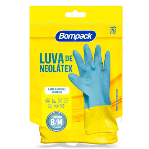 Luva de Neolatex M Bompack