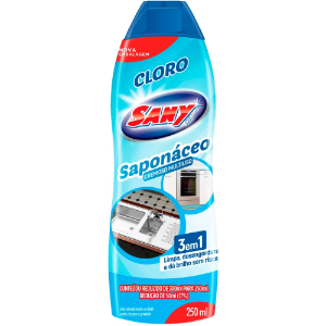 Sapólio Cremoso Sany C/Cloro