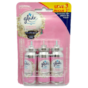 Glade Refil Toque de Frescor Lembrança de Infância C/3UN