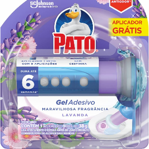 Pato Gel Adesivo C/6 discos Lavanda C/Aparelho