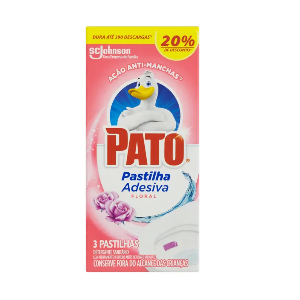 Pato Pastilha Adesiva Flores