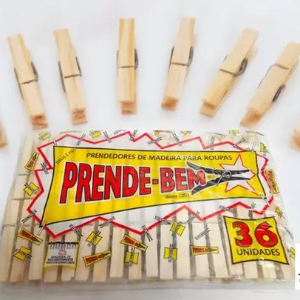 Prendedor de Roupa Madeira 36un