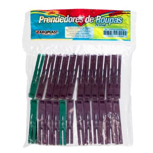 Prendedor Plastico de Roupas Arqplast