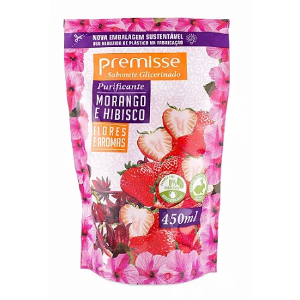 Sabonete Premisse Morango e Hibisco Refil