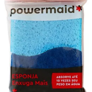 Esponja Enxuga mais Kit 2 Powermaid