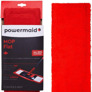 Refil Mop Flat Lava e Seca Powermaid