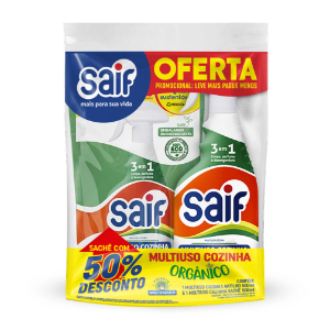 Kit Cozinha Orgânico Saif C/Gatilho e Refil