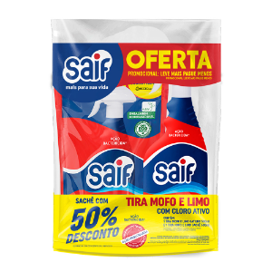 Kit Tira Mofo e Limo C/Gatilho + Refil Saif