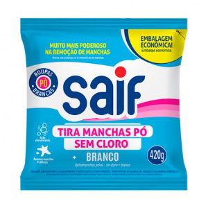 Tira Manchas + Branco s/cloro Refil Saif