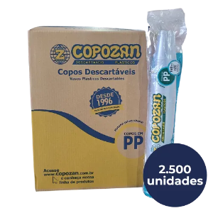 Caixa de Copo de Agua 180ML