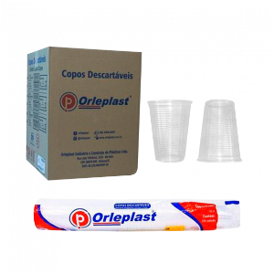 COPO DESCT.TRANSP. PP 300ML CX C/ 2000UN ORLEPLAST