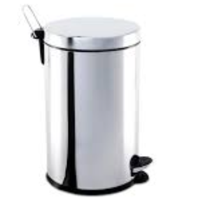 LIXEIRA  DE ALUMINIO C/PEDAL 12L