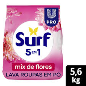 SABAO EM PO SURF 5, 6KG MIX FLORES