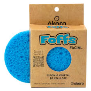 FOFFS ESPONJA CELULOSE FACIAL AZUL C/2UN