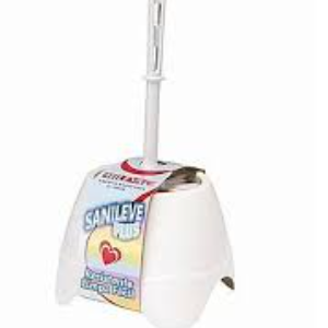 ESCOVA SANITARIA C/ POTE SANILEVE PLUS