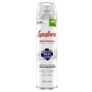 LYSOFORM DESINFETANTE AEROSSOL ORIGINAL 360ML