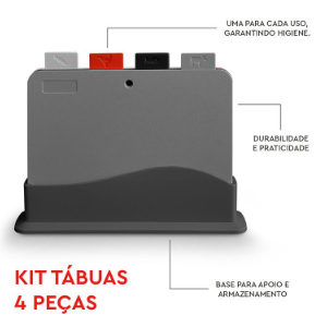 KIT TABUA 4PCS C/ SUPORTE VERMELJHO POWERMAID