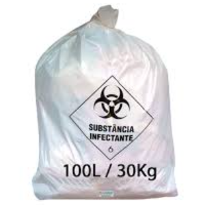 SACO DESCARTE RESIDUOS INFECTANTES 50L 100UN VABENE