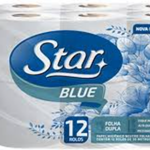 PAPEL HIG. STAR BLUE 12 RL FL DUPLA (6X12)