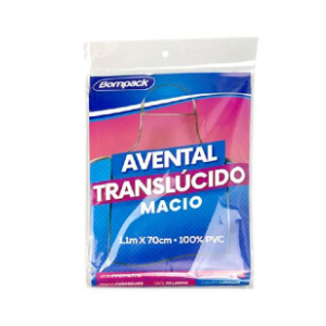 AVENTAL TRANSLUCIDO 1, 1M X 70CM BOMPACK
