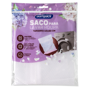 SACO P/ LAVAR ROUPAS 40X50CM